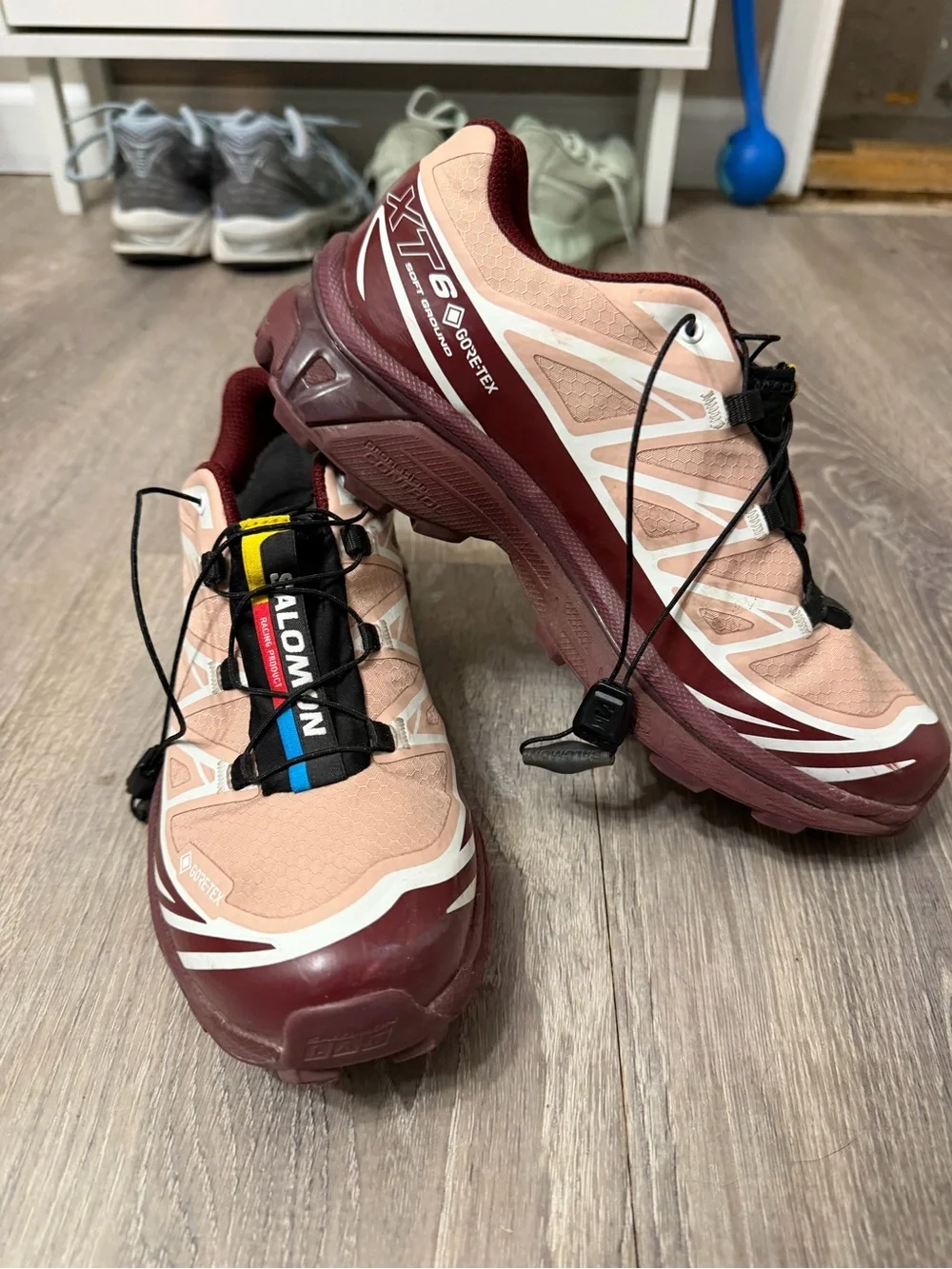 Salomon XT-6 GORE-TEX Pink Burgundy Sneakers LIKE NEW